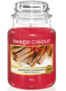 Yankee Candle Duftkerze im Glas (groß) | Sparkling Cinnamon für 17,99 € inkl. Prime Versand (statt 27,82 €)
