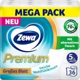 ZEWA Premium Toilettenpapier 36 Rollen á 110 Blatt 5-lagig