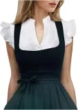 ZLQRSSWK Dirndl Bluse für 14,98 € inkl. Prime-Versand (statt 19,98 €)