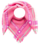 ZWILLINGSHERZ Love Yourself First Vierecks-Tuch mit Schrift und Muster Mode-Tuch 3014A-1003-46 Pink für 15,98 € inkl. Versand (statt 37,99 €)
