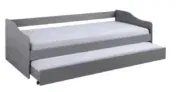 Zandiara Kinder-/Juniorbett aus Kiefer Massiv mit Ausziehliege ca. 90x200cm für 139,30 € inkl. Versand