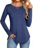 Zeagoo Damen Langarmshirt Casual (7 Farben, Gr. S bis XXL) für 8,99 € inkl. Prime-Versand (statt 14,99 €)