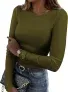 Zeagoo Damen Langarmshirt Slim Fit Basic (11 Farben, Gr. XS bis XXL) für 10,79 € inkl. Prime-Versand (statt 17,99 €)