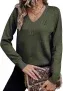 Zeagoo Damen Pullover mit V-Ausschnitt (6 Farben, Gr. S bis XXL) für 9,99 € inkl. Prime-Versand (statt 19,99 €)