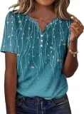 Zeagoo Damen Sommer Kurzarm T-Shirt Casual (9 Farben, Gr. S bis XXL) für 7,17 € inkl. Prime-Versand (statt 11,04 €)