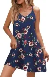 Zeagoo Damen  Sommerkleid Mit Boho Spaghettiträger (8 Farben, Gr. S Bis Xxl) Für 12,99 € Inkl. Prime-Versand (Statt 25,99 €)
