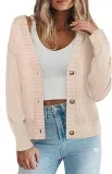 Zeagoo Damen Strickjacke Mit Grobstrick & V-Ausschnitt (7 Farben, Gr. S Bis Xxl) Für 11,21 € Inkl. Prime-Versand (Statt 26,99 €)