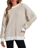 Zeagoo  Damen Strickpullover Oversize (6 Farben, Gr. S Bis Xxl) Für 16,24 € Inkl. Prime-Versand (Statt 24,99 €)