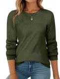 Zeagoo Damen Winter Strickpullover Elegant Rundhals (7 Farben, Gr. S bis XXL) für 18,19 € inkl. Prime-Versand (statt 27,99 €)