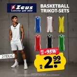 Zeus Kit Bozo Basketball Trikot & Shorts 2-teilig (12 Styles, Gr. 2XS bis 3XL)