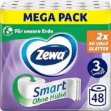 Zewa Smart Toilettenpapier Ohne Hülse 48 Rollen (6 x 8 x 300 Blatt) ab 30,10 € inkl. Prime-Versand
