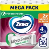 Zewa Ultra Smart Toilettenpapier Großpackung 36 Rollen á 280 Blatt 🧻 ab 29,29 € inkl. Prime-Versand