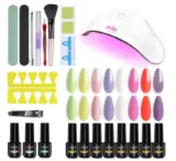 ab gel Home 11-teiliges Starter-Kit mit 36 W UV / LED-Licht-Nagellampe für 14,99 € inkl. Prime-Versand (statt 25,00 €)