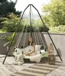 Acamp Oana Hängesessel mit Kissen, 190 x 215 cm