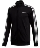 adidas Freizeitjacke Essentials 3S Tricot Track Top schwarz/weiß [Gr. M bis 3XL] – für 31,95€ inkl. Versand statt 36,95€