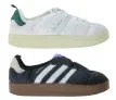 adidas Puffylette Samba oder Stan Smith (Gr. 40 1/2 bis 46 Schwarz/Braun oder Weiß/Grün) für 39,99 € inkl. Versand (statt 70,90 €)