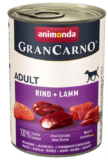 animonda GranCarno Adult Hundefutter nass, Nassfutter für erwachsene Hunde, Rind + Lamm, 6 x 400g ab 7,49 € inkl. Prime-Versand (statt 12,98 €)