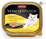 animonda Vom Feinsten Adult Katzenfutter, Schlemmerkern Schlemmerkern mit Pute, Rindfleisch + Karotten, 32 x 100 g ab 15,94 € inkl. Prime-Versand (statt 32,38€)