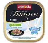 animonda Vom Feinsten Milkies Adult Katzenfutter, mit Pute in Joghurtsauce, 32 x 100 g für 9,27 € inkl. Prime-Versand (statt 18,88 €)