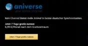 Amazon Prime: 7 Tage aniverse gratis testen