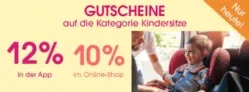 Babymarkt: Bis zu 12 % auf Kindersitze