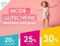 Babymarkt: Bis zu 30 % Rabatt auf die Kategorie Mode (Rabattwert ist abhängig vom Bestellwert) – NUR HEUTE