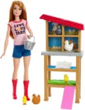 Barbie FXP15 – Berufe Bäuerin Puppe + Spielset, mit Hühnern und Küken – für 12,76€ [Prime] statt 21,98€