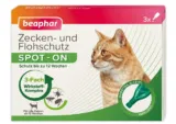 beaphar Zecken- und Flohschutz Spot On für Katzen ab 6,22€ inkl. Prime-Versand (statt 11,90 €)