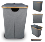 beaulife® – Platzspar-Ordnungswunder – Wäschekorb mit Deckel (90L) für 14,99 € inkl. Prime-Versand (statt 28,00 €)