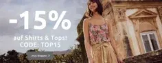 bonPrix: 15 % Rabatt auf Shirts & Tops