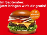 burgerme Gutschein Sept 🍔 Gratis Lieferung + Triple Cheese für nur 5€