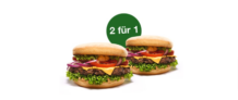 burgerme 🍔 2 für 1 auf Big Angus Steakhouse, Crunchy Chicken, Meatfree Crunchy