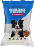 by Amazon Hundesnack 20 Kaustreifen Hund Rind und Kalb 4x200g ab 2,20 € inkl. Prime-Versand