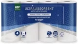 by Amazon ULTRA Küchenrolle 4 Rollen 51 Blatt pro Rolle, FSC-Zertifiziert
