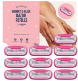 by Amazon 5-Klingen-Rasierer in rosa + 10 Nachfüllpackungen ab 8,76 € inkl. Prime Versand (statt 14,50 €)