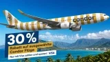 Nur mit Visa: Condor reduziert ausgewählte Flüge um 30%