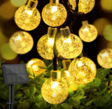 cshare 50LED Solar Lichterkette Aussen, 7M Solar Kristall Kugeln für 4,99€ inkl. Prime Versand (statt 8,99€)