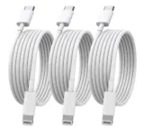 3x cyclingkit Lightning Kabel,USB C Lightning Kabel für iPhone iPad[3 Pack 6ft MFi zertifiziert] für 5,99 € inkl. Prime-Versand (statt 9,99 €)