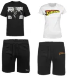 DC Fan T-Shirts & Shorts Set für Damen und Herren mit Batman, Superman oder Joker für 22,99 € inkl. Versand statt 41,44 €