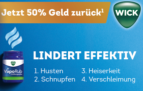 Wick VapoRub mit 50% Cashback!