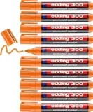 edding 300 Permanentmarker – orange (10 Stifte – Rundspitze 15-3 mm) für 4,84 € inkl. Prime-Versand (statt 10,80 €)