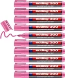 edding 300 Permanentmarker – pink (10 Stifte – Rundspitze 15-3 mm) für 4,84 € inkl. Prime-Versand (statt 10,84 €)