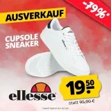 ellesse Cupsole Herren Sneaker SBSF0870-WHITE-NAVY (Gr. 41 bis 47) für 24,45 € inkl. Versand