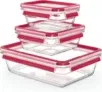 Emsa N10509 Clip & Close Glas Frischhaltedosen-Set (3-teilig | 0,45/0,8/2 L) für 21,99 € inkl. Prime-Versand