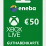 Eneba: 50 € Xbox Live Guthaben Karte für 41,99 € inkl. Servicegebühren