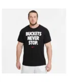 Nike | Herren T-Shirt NBA Dri-FIT Buckets Never Stop, Farbe Schwarz, (Gr. S-L) – für 16,70€ inkl. Versand statt 24,94€