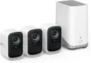 eufy Security eufyCam S300 3C Überwachungskamera aussen 4K kabellose mit Gesichtserkennung White T8882321 für 299,99 € inkl. Versand (statt 347,00 €)