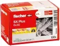 fischer Spreizdübel SX Plus 6 x 30 Schachtel mit 100 Nylondübeln für 4,49 € inkl. Prime-Versand