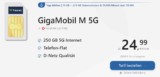 freenet: 5G Vodafone Allnet mit 250GB 5G für nur 24,99€ mtl.! [Neukunden]