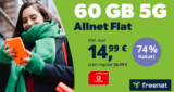 🔥60GB Tarif im Vodafone Netz für mtl. 14,99€ mit 5G + VoLTE, WLAN Call, Allnet- & SMS-Flat & eSIM